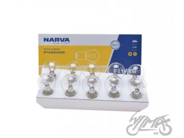 BULB 12V 21/5W BAY15D 10PCS PACK NARVA