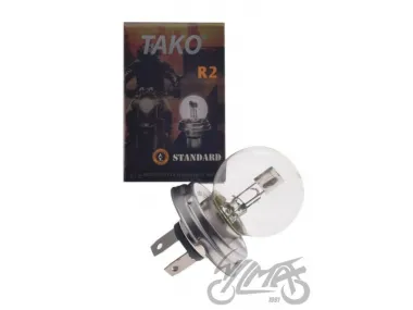 BULB 12V 45/40W R2 P45T W/COLLAR TAKO
