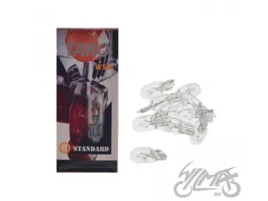 BULB 12V 5W T10 10PCS PACK