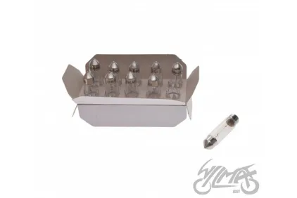 BULB 12V T10.5X43 TUBE 10PCS PACK NARVA