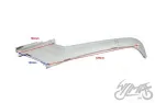 COVER, CENTRAL LOWER O/FOOTBOARD RH MATT BLACK CPI GTX50/125