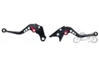 LEVER SET, BRAKE+CLUTCH ADJUSTABLE FOR HONDA BLACK