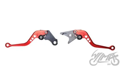 LEVER SET, BRAKE+CLUTCH ADJUSTABLE FOR HONDA RED