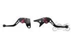 LEVER SET, CNC ADJUSTABLE FOR KAWASAKI BLACK