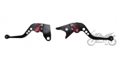 LEVER SET, CNC ADJUSTABLE FOR KAWASAKI BLACK