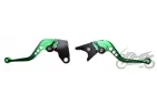 LEVER SET, CNC ADJUSTABLE FOR KAWASAKI GREEN