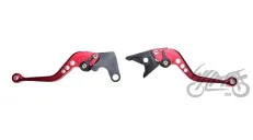 LEVER SET, BRAKE+CLUTCH FOR YAMAHA YZF R6 RED