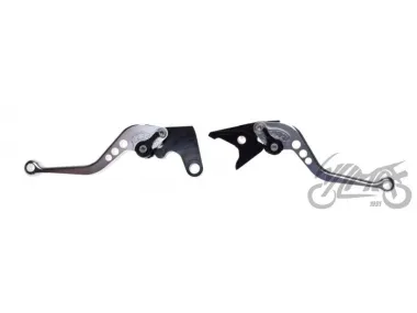 LEVER SET, BRAKE+CLUTCH FOR YAMAHA YZF R6 SILVER