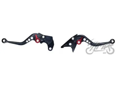 LEVER SET, CLUTCH+BRAKE CNC BLACK FOR SUZUKI DL650