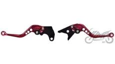LEVER SET, BRAKE+CLUTCH FOR SUZUKI DL650 RED