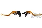 LEVER SET, BRAKE+CLUTCH FOR SUZUKI DL650 YELLOW