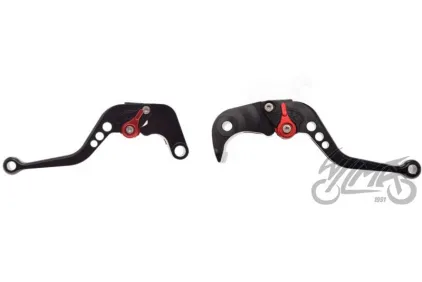 LEVER SET, CNC ADJUSTABLE FOR SUZUKI GSXR BLACK