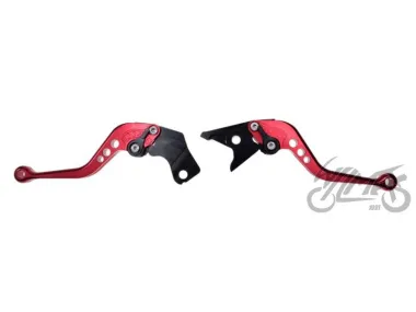 LEVER SET, BRAKE+CLUTCH FOR SUZUKI SV650S RED