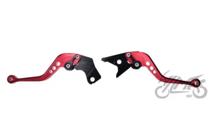 LEVER SET, BRAKE+CLUTCH FOR SUZUKI SV650S RED
