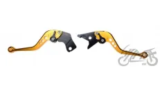 LEVER SET, BRAKE+CLUTCH FOR SUZUKI SV650S YELLOW