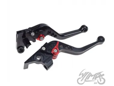 LEVER SET, BRAKE+CLUTCH ADJUSTABLE FOR YAMAHA BLACK