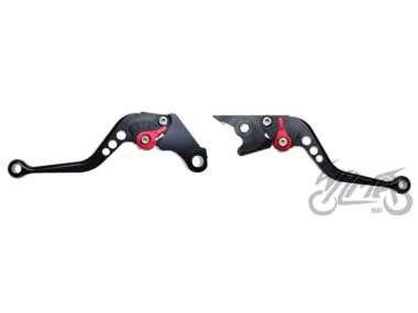 LEVER SET, CLUTCH+BRAKE CNC BLACK FOR HONDA
