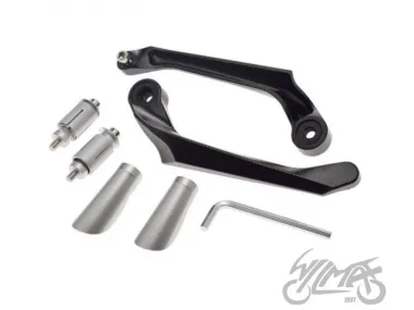 HANDLEBAR GRIPS GUARD BAR SET FOR BMW S1000R S1000RR C400X C400GT SILVER