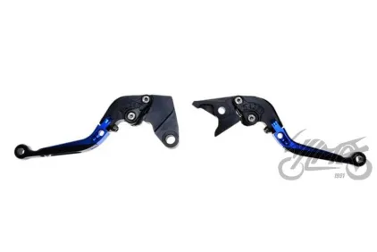 LEVER SET, CLUTCH + BRAKE CNC FOLDABLE FOR KAWASAKI BLUE