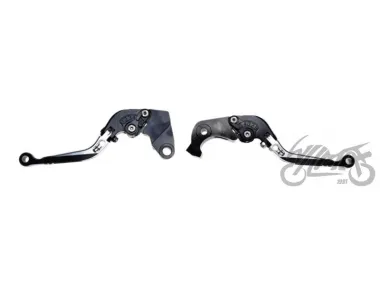 LEVER SET, CLUTCH + BRAKE CNC FOLDABLE FOR KAWASAKI SILVER