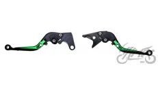LEVER SET, CLUTCH + BRAKE CNC FOLDABLE FOR YAMAHA GREEN