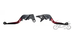 LEVER SET, CLUTCH + BRAKE CNC FOLDABLE FOR YAMAHA RED