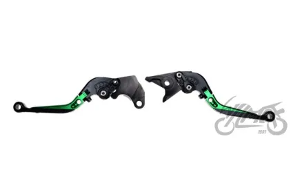 LEVER SET, CLUTCH + BRAKE CNC FOLDABLE FOR SUZUKI GREEN