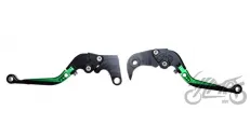 LEVER SET, CLUTCH + BRAKE CNC FOLDABLE FOR SUZUKI GREEN