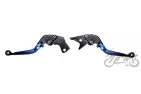 LEVER SET, CLUTCH + BRAKE CNC FOLDABLE FOR SUZUKI BLUE