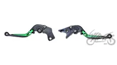LEVER SET, CLUTCH + BRAKE CNC FOLDABLE FOR SUZUKI GREEN