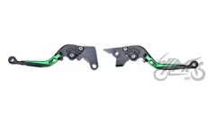 LEVER SET, CLUTCH + BRAKE CNC FOLDABLE FOR YAMAHA GREEN