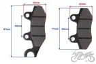 BRAKE PAD SET, FRONT CALIPER CPI SUPERCROSS 125