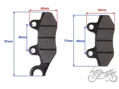 BRAKE PAD SET, FRONT CALIPER CPI SUPERCROSS 125