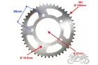 SPROCKET, REAR CPI QM125-2D 125 428 46T