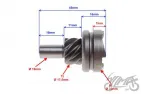 GEAR, KICK STARTER 4T HONDA DIO VER.2