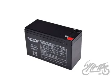 BATTERY, GEL 7Ah WM MOTOR 12 VOLT OT7-12 FOR UPS AND TOYS
