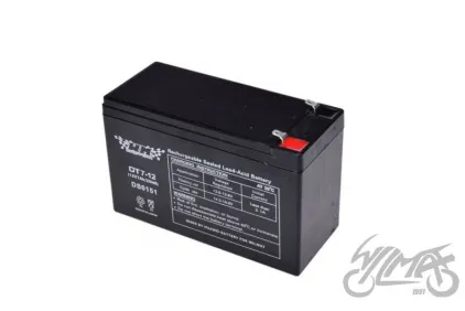 BATTERY, GEL 7Ah WM MOTOR 12 VOLT OT7-12 FOR UPS AND TOYS