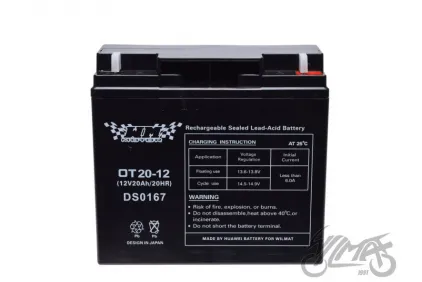 AKUMULIATORIUS, GELINIS 20Ah WM MOTOR 12V