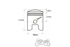 62.00/15/23.6 PISTON KIT 162FMJ ENGINE