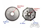 CLUTCH + HUB ASSY 156FMI ENGINE