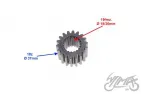GEAR, CRANKSHAFT PRIMARY DRIVE 162FMJ ENGINE