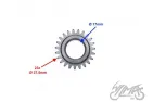 GEAR, CRANKSHAFT OIL PUMP DRIVE ENGINE 154FMI