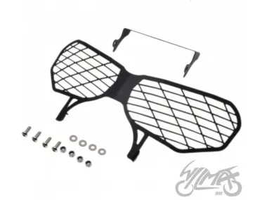 HEADLIGHT GRILLE GUARD, BLACK FOR HONDA CRF1000L AFRICA TWIN