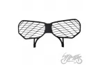 HEADLIGHT GRILLE GUARD, BLACK FOR HONDA CRF1000L AFRICA TWIN