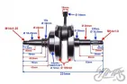 CRANKSHAFT ASSY FOR HONDA CBF150 B-GRADE