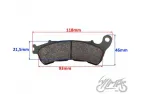 FRONT BRAKE PAD FOR HONDA SH125 2010-2015
