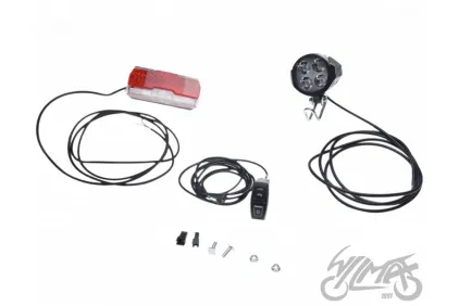 PRIEKINIO IR GALINIO ŽIBINTO KOMPLEKTAS ELEKTRINIAM DVIRAČIUI 12-60V