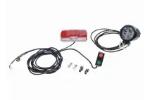 FRONT AND REAR LIGHT SET FOR E-BIKE 12-60V