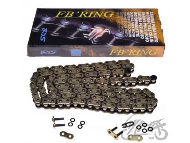 CHAIN, DRIVE IRIS 525 FB 118L GOLD