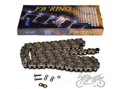 CHAIN, DRIVE IRIS 530 FB 124L GOLD